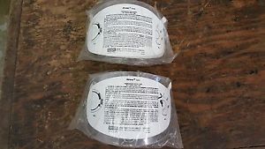 NEW LOT OF 2 MSA &#034;MINE SAFETY APPL&#034; ULTRAVUE LENS REPLACEMENT FOR 2 PIECE LENS