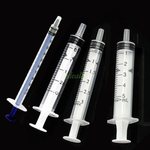 40pcs 1ml 2.5ml 3ml 5ml plastic disposable syringe for small pet animal feeder for sale