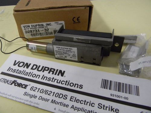 NEW Von Duprin 6210 US32D 24VDC FS Electric Strike NO RESERVE