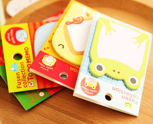 4PCS Sticker Cute it flags Animal post Memo bookmark tabs Sticky Notes pop up