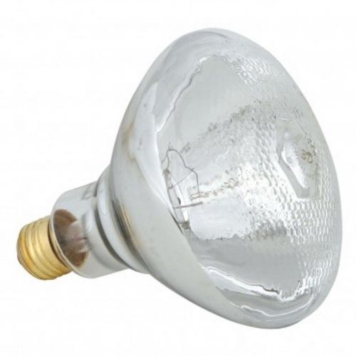 Threede 125 Watt Heat Lamp Bulb Hard Dimpled Glass Barn Warming Brass Base