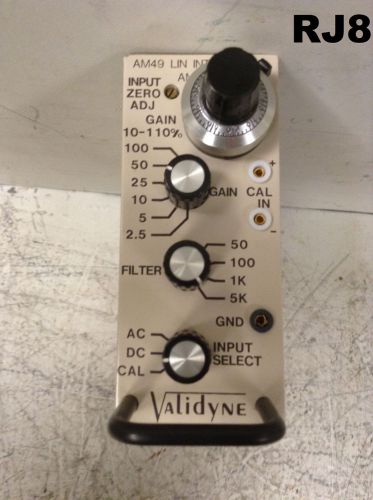 Validyne AM49 LIN Integrating Amplifier Plug-In Module
