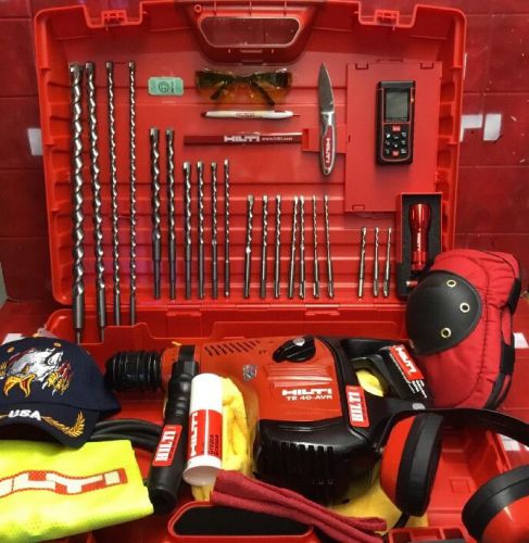 HILTI TE 40-AVR HAMMER DRILL, L@@K, GREAT CONDITION, FREE EXTRAS, FAST SHIPPING