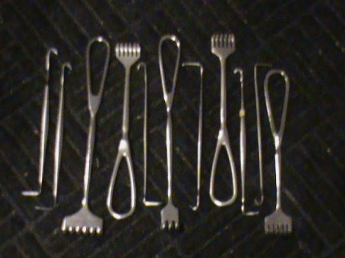 Surgical Retractors Weck Trylon V Mueller Lot of 22 - 2/3/4/6 Prong