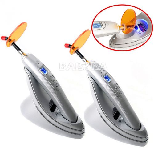 2 set dental led light curing az886-2 wireless with light meter 1800mw promotion for sale