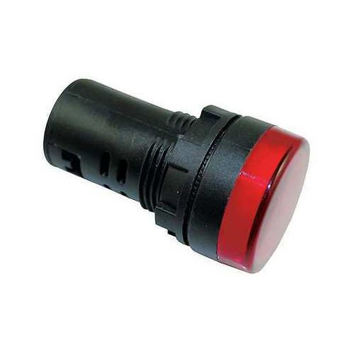 Dayton 22nz06 raised indicator light, 22mm, 120v, red for sale