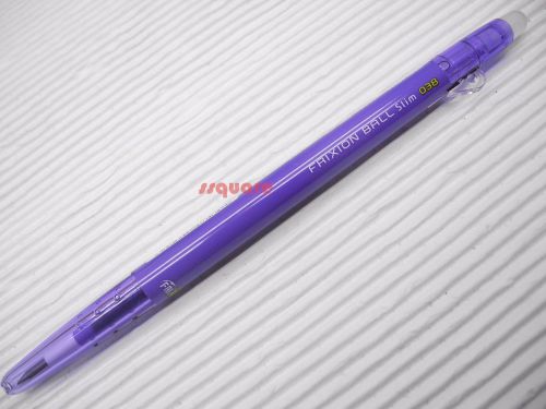 Pilot frixion ball slim 0.38mm erasable rollerball gel ink pen, violet for sale