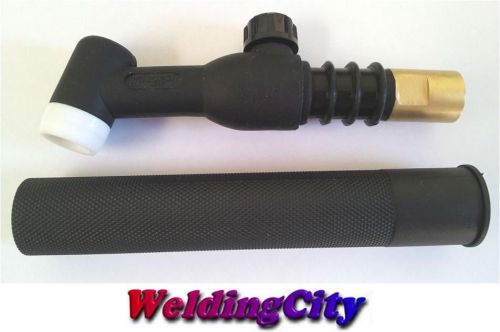 Weldingcity 200a air-cooled head 26fv (flex/valve) tig welding torch 26 series for sale