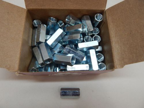 3/8&#034;-16 Coupling Nuts GR2 Zink Plate Box of 50
