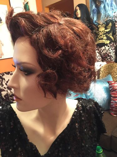 Mannequin Hard Cap Up do Red Wig Rootstein Patina V GRENEKER WOLF &amp; VINE Decter