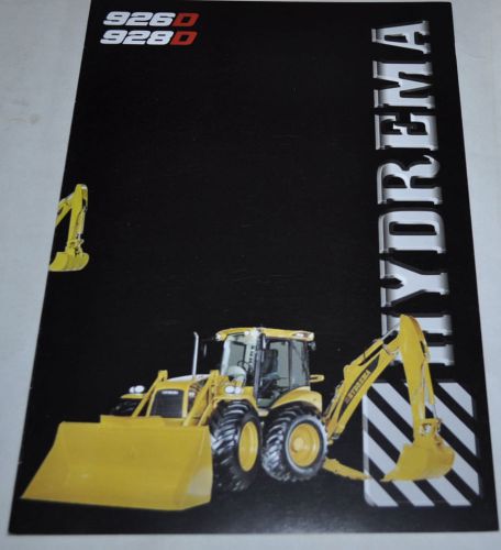 Hydrema Excavator Loader Brochure Prospekt