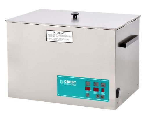 Crest cp-2600d digital ultrasonic cleaner 7 gal/27 liter timer+heat+degas+cover for sale