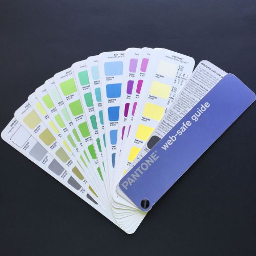 Pantone Web-Safe Color Guide Fan Deck Color Bridge with RGB and HTML Data