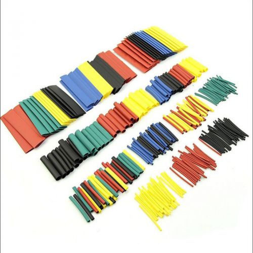 5 Colors 8 Sizes Assorted 2:1 Heat Shrink Tubing Wrap Sleeve Kit top a