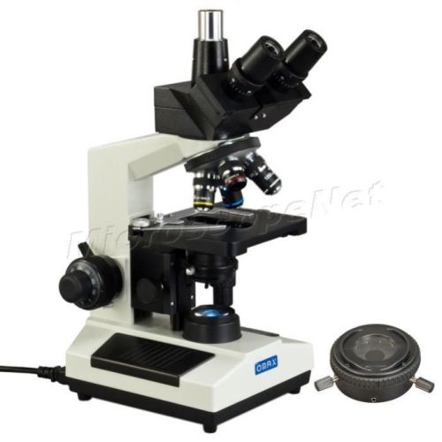 Trinocular professional lab compound led microscope 40x-2000x+kohler light for sale