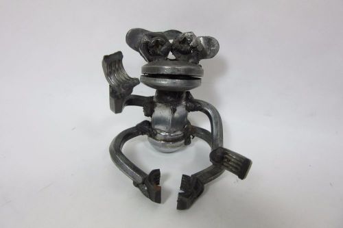 Metal Steampunk Goofy Monkey Paper Weight Desk Top Art, Screws, Washers, Nuts