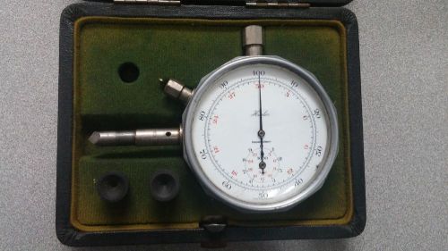 Vintage Hasler Bern Switzerland Tachometer 86055 with Case