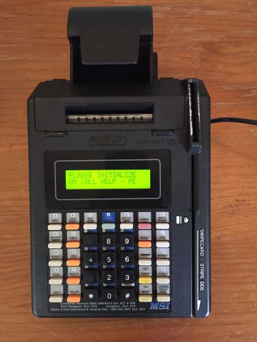 Hypercom T77-F Credit Card Reader Payment Terminal &amp; Printer - Tested