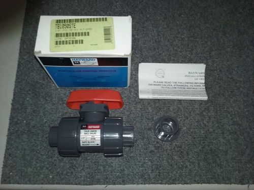 Hayward True Union Ball Valve TB1050STE 1/2&#034; PVC EPDM T/B VLV  New in box