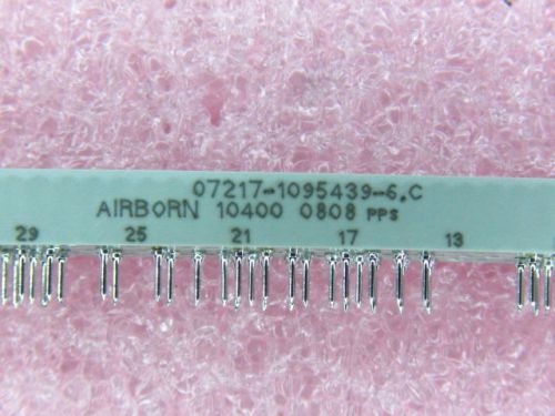 4 PCS AIRBORN 07217-1095439-6.C MIL/AERO GRADE CONNECTORS