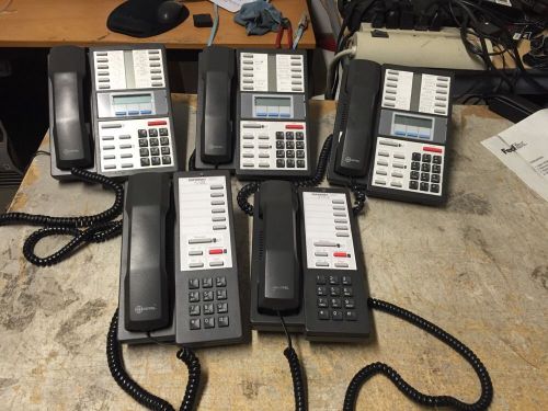 3 x Mitel Superset 420 Office Phone 9115-5XX-000-NA &amp; 2 x Superset 401+ Nice!