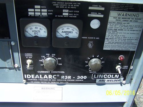 LINCOLN WELDER MODEL R3R STICK AND TIG WELDER PERFECT  CONDITION