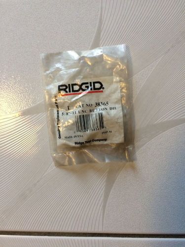 Ridgid 38365 Manual Threading/Pipe and Bolt Dies Only - 5/8&#034;-11 UNC Button Die
