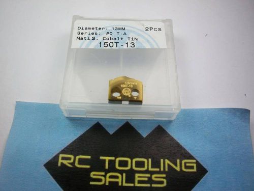 13mm super cobalt spade drill insert tin coated series #0 t-a 150t-13 new 1pc for sale