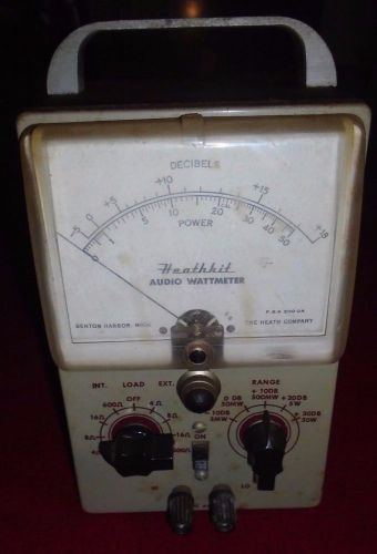 Vintage Heathkit AW-1 Audio Wattmeter for HAM/Amateur Radio