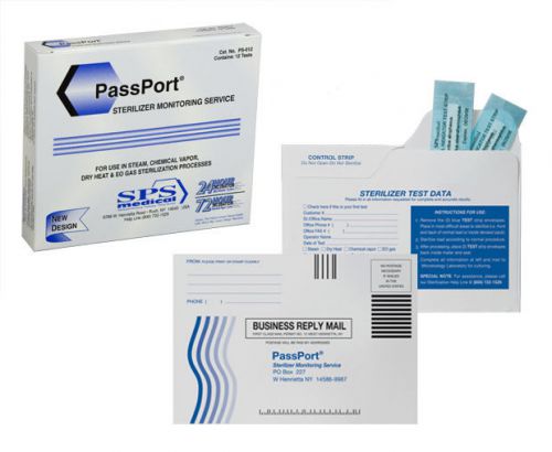SPS Medical Spore Test PassPort Plus Mail-In Kit - 12/Box (PP-012)