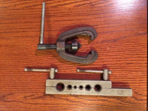 Vintage general 45 degree flaring tool 3/16&#034; to 5/8&#034; with screw yoke for sale