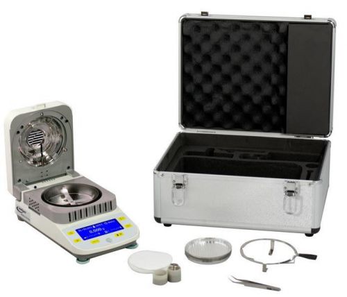 Intelligent il-50.01 moisture analysis balance 50x0.01g/0.1% moisture,case,new for sale