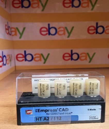 Ips empress for cerec-4 blocks total-2 notch-shade ht a2 i12 for sale