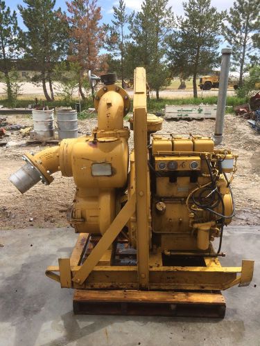 Gorman rupp, 6&#034; priming pump model 16a2-dd lister diesel motor water pump gpm for sale