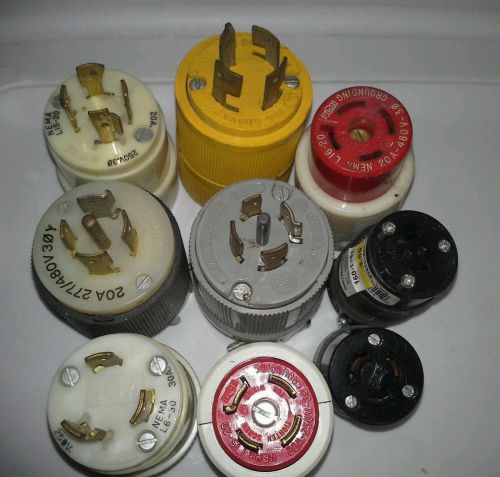 Lot of Misc. Electrical Big Plugs and Receptacles