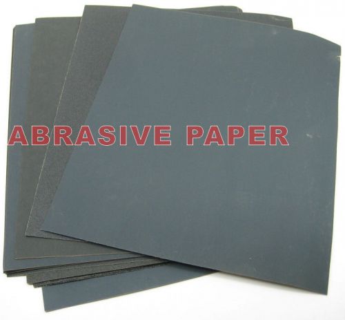 20 sheets 100Cw Abrasive Paper Waterproof Silcon Carbide Electro Coated 9x11&#034;