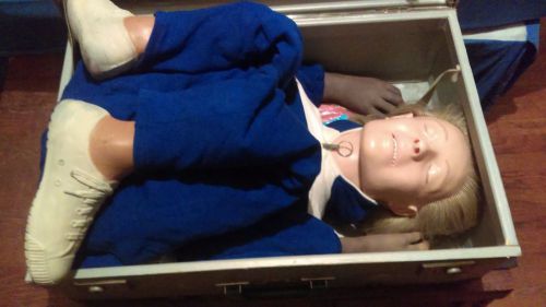 Vintage Rescue Anne Laerdal Full Body CPR Training Doll Mannequin