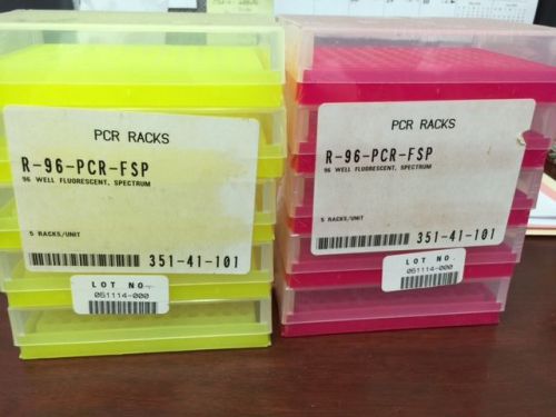 96 well PCR RACKS R-96-PCR-FSP 0.2ml, Assorted, 8x12 Array 5/pack
