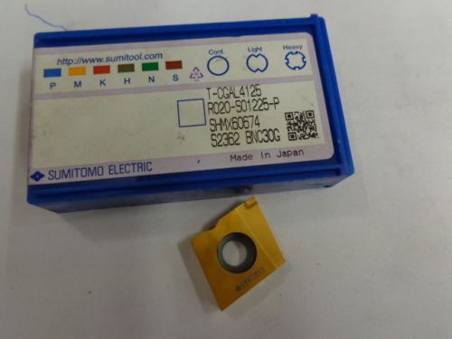 1 SUMITOMO PCBN INSERTS SHMX60674 BNC30G STK5618
