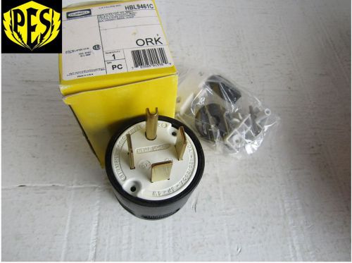 New hubbell hbl9461c 14-60p 3p 4w 60a 125/250 volt straight blade plug for sale