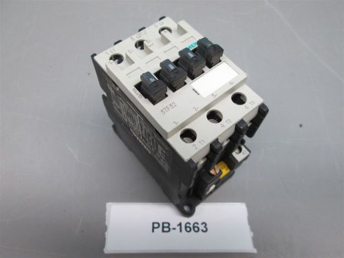 Siemens 3TF32000A Contactor 18 Amp 10 HP max 120vac Coil New Old Stock