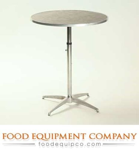 Maywood ml30rdpedadj standard pedestal table 30&#034; diameter for sale