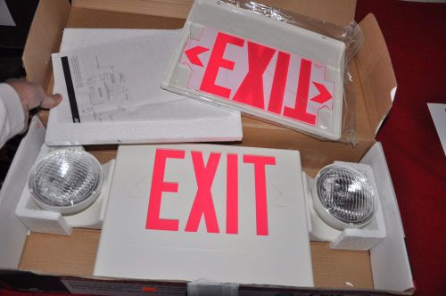 Cooper lighting sure-lite battery back up exit lights lpxdh lpx70rwhd for sale