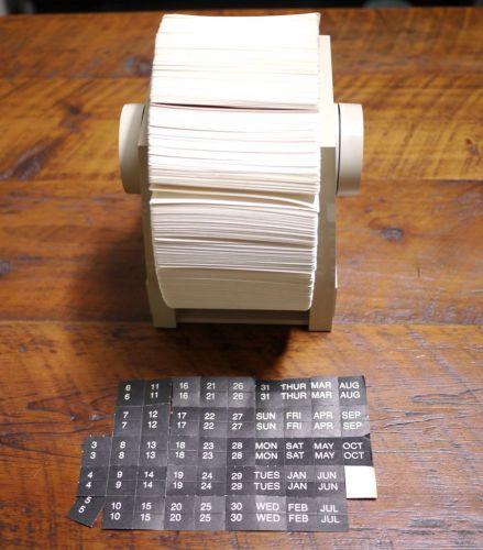 Vintage ELDON Model 2235 Rolodex Data Wheel + Hundreds of Blank Cards