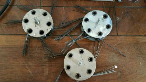 Lot of 3 Wire Wheels Tool Stripping NYLO patent usa