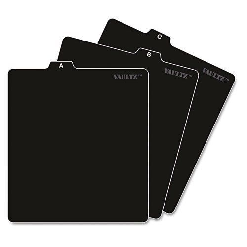 CD DVD Alphabet Dividers Files Folders Organizer Card 26 Guides Storage Box