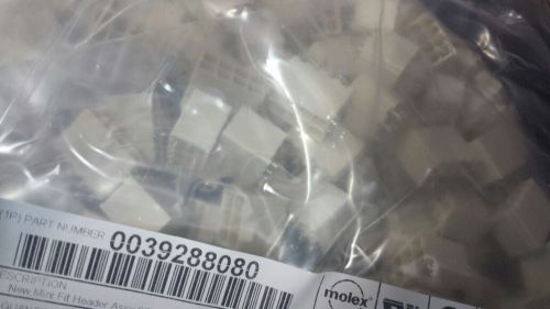 20x MOLEX 39-28-8080 0039288080 HEADER VERTICAL DUAL ROW 8 WAY,4.2MM