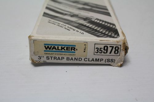 Walker 35978 Band Style Strap Exhaust Clamp 3&#034; Stainless Steel Butt Joint New