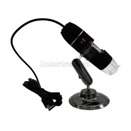 8 led light 2mp magnifier usb digital microscope endoscope camera 25x~400x for sale