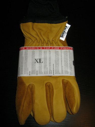 Shelby &#034;Big Bull&#034; FDP Firefighter Gloves NEW 2013 Compliant Size XL Extra Large